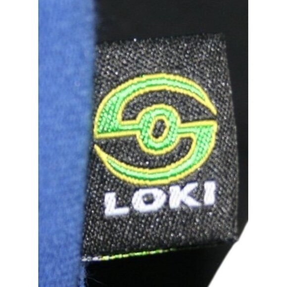 Loki All-In-One Hoodie Mens Large Blue Built In Face Mask Mittens Snowboard Ski - Picture 3 of 14